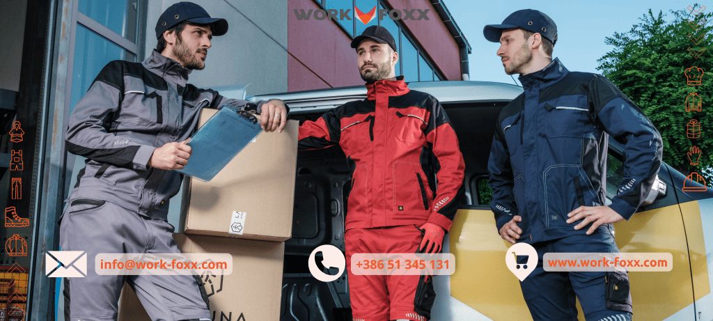 Employees wearing Lacuna work clothes