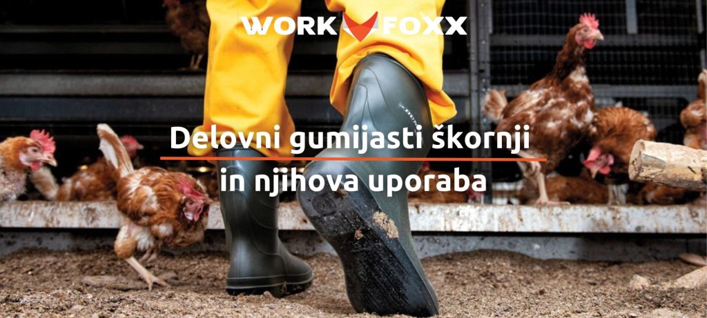 Delovni gumijasti škornji in njihova uporaba