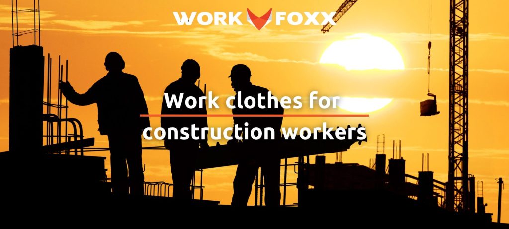 Work clothes for construction workers