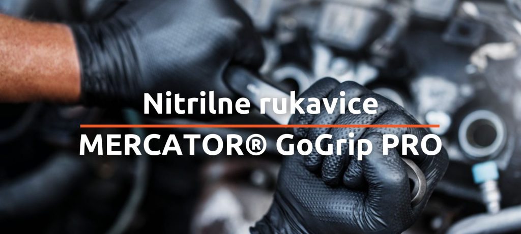 Nitrilne rukavice za profesionalce MERCATOR® GoGrip PRO