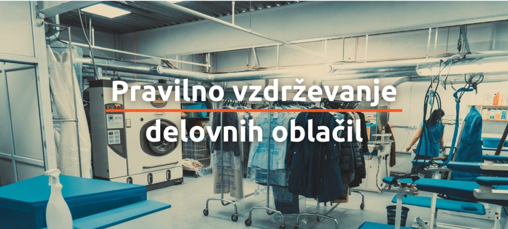 vzdrževanje delovnih oblačil